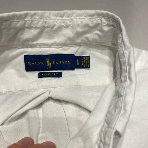 Polo Ralph Lauren Large Classic Fit "No-Tuck" Oxford Cloth Button Down Shirt - Picture 2 of 16